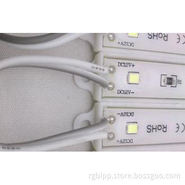 Plastic Shell 3pcs 2835 LED Sign Modules Warm / Cool White